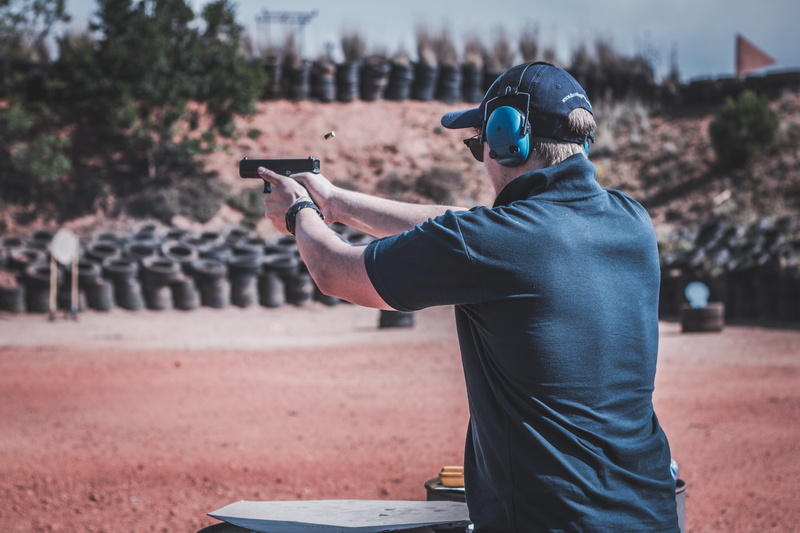 connection, one person, guy, adult, communication, shooting, day, accuracy, fire, men, depth of field, weapon, firing, shoot, activity, outdoors, wireless technology