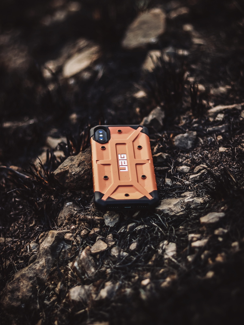 orange, high angle view, close-up, tree, land, ladybug, photography, road, black, outdoors, weaponry, mining, representation, shooting range, rock, insect
