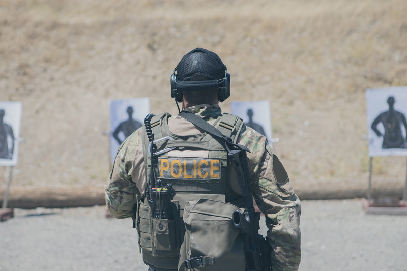 target practice, law, standing, safety, 5K, police Force, gun, police, beauty, clothing, uniform, tactical, people, shooting range, scene, swat, armed Forces