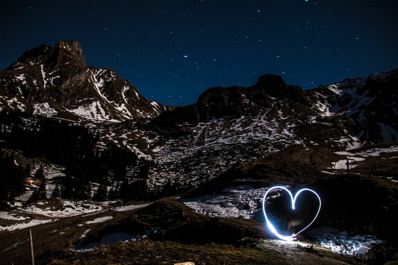 star, love, light, night, night sky, no people, land, lights, sky, romantic, astronomy, rock, galaxy, atmosphere, formation, mountain, beauty in nature
