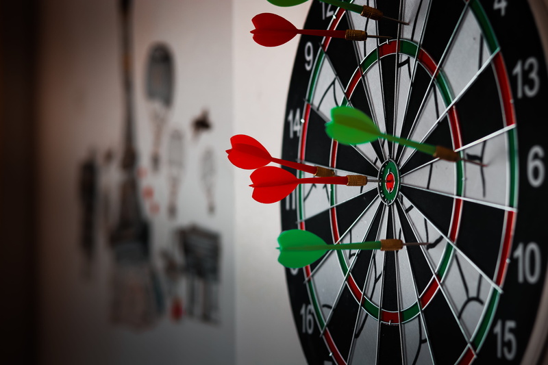 no people, still life, creativity, day, photo, focus, blur, accuracy, circle, depth of field, close, focus on foreground, darts, dart, sport