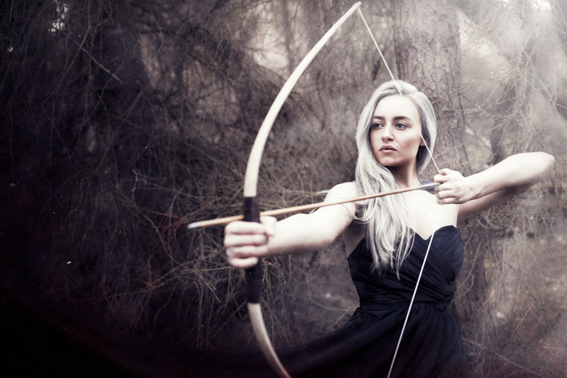 young adult, archer, aiming, beautiful woman, archery, women outdoors, hair, bow, one person, 1080P, hunter, fantasy girl, arrow - bow and arrow, women