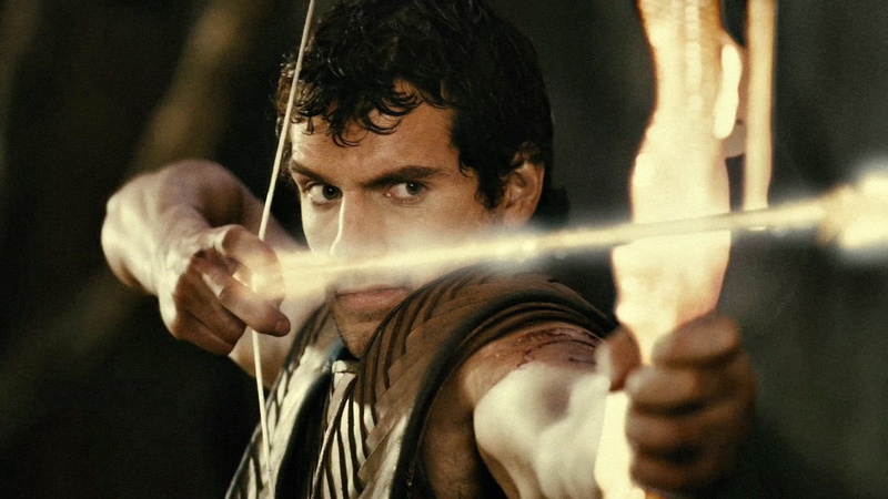 real people, hairstyle, playing, Immortals, men, archer, front view, stripe, sport, holding, shirt, one person, waist up, movies, 1080P, skill, adult