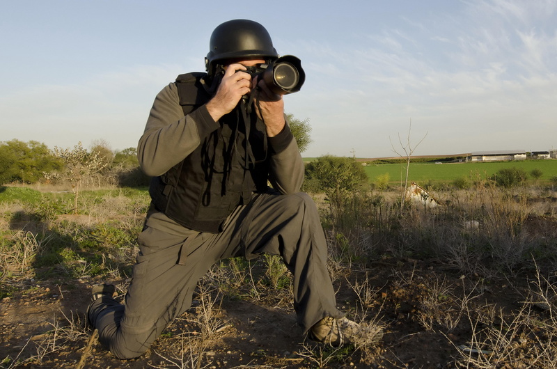frontline, looking, one Person, holding, beginning XXI century, combat, field, action, photography themes, the camera, surveillance, front view, searching