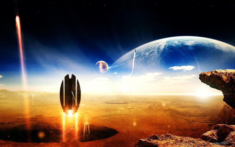 planets, mission, 1080P, rocket, background, space, difficult