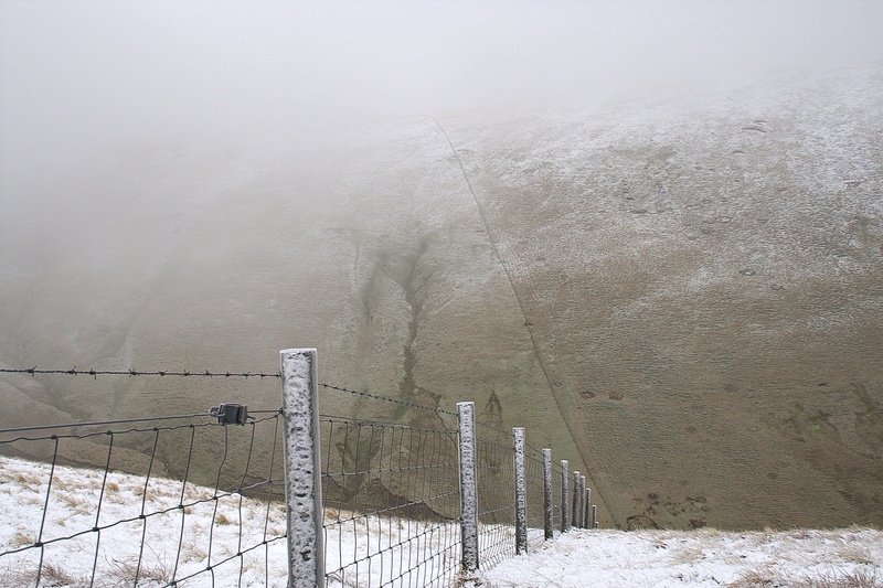 hiking, person, motivation, trekking, environment, inspiration, border, boundary, wire, mountains, connection, extreme weather, barrier, scotland, day