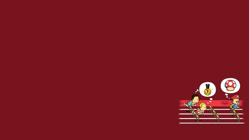 Olympics, Hurdles, Video Game, Humor, Mario, 1080P, Jump