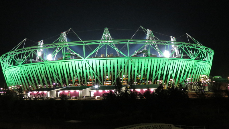 london, arts culture and entertainment, Olympic Games, athlete, no people, game, outdoors, arena, victory, built structure, Olympics, green color, olympic stadium