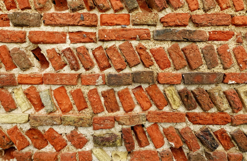 brickwall, message, backgrounds, repetition, rough, pattern, slanted, outdoors, no people, texture, weathered, vintage, red, material, brickwork, architecture