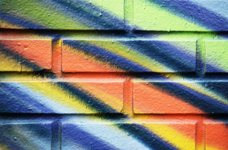 paint, texture, pattern, colors, brick wall, blue, brickwall, close-up, abstract, full frame, built structure, brick, backdrop, yellow, art and craft, backgrounds