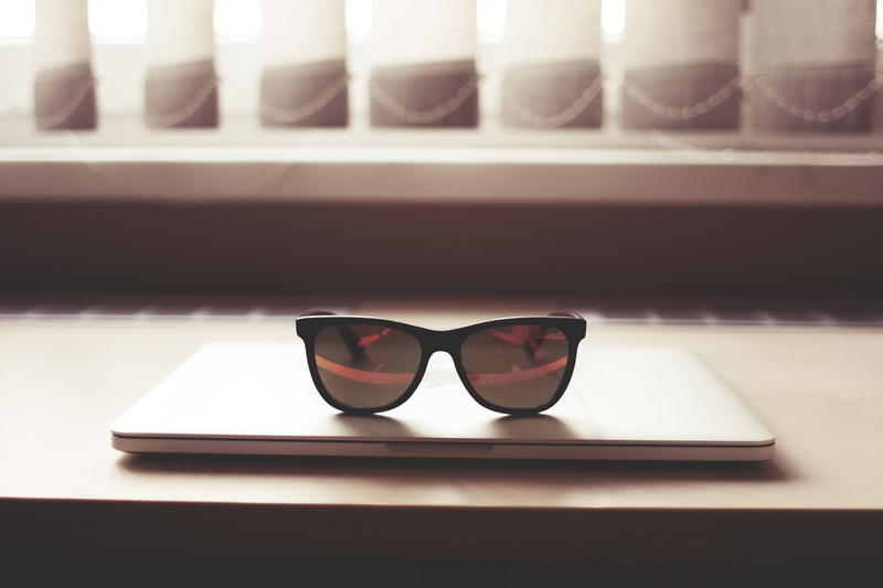 black, personal accessory, inspiration, motivation, wellbeing, still life, indoors, scene, luxury, elegance, life, eyewear, eyeglasses, mac book, sunglasses