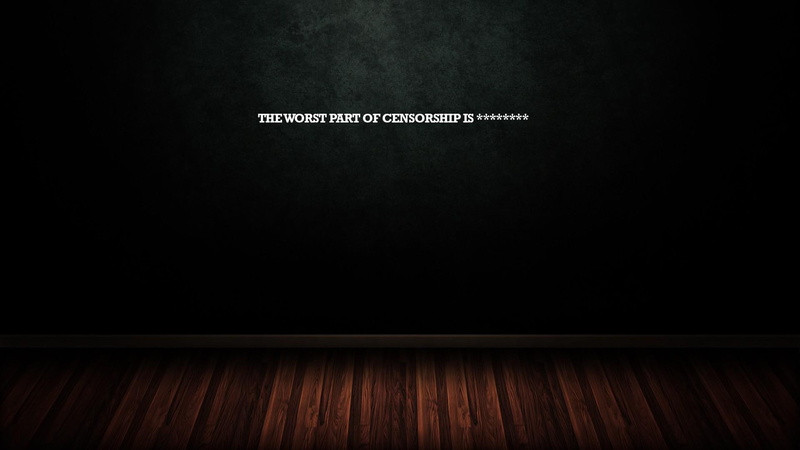 worst, screen, censorship, black, 1080P, typography, 1920x1080, flat, part, tv