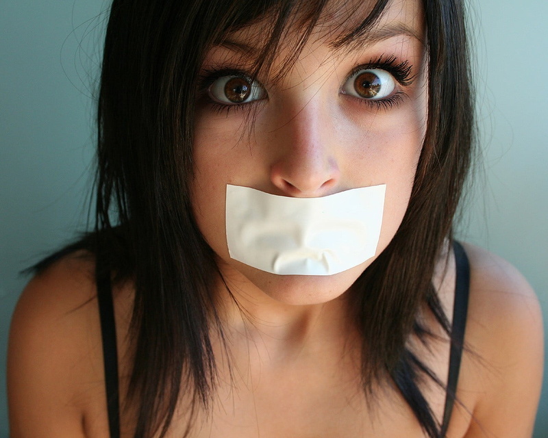 brown hair, human Face, illness, females, surprise, adhesive Tape, human mouth, front view, look, looking at camera, censorship, face, people, sneezing