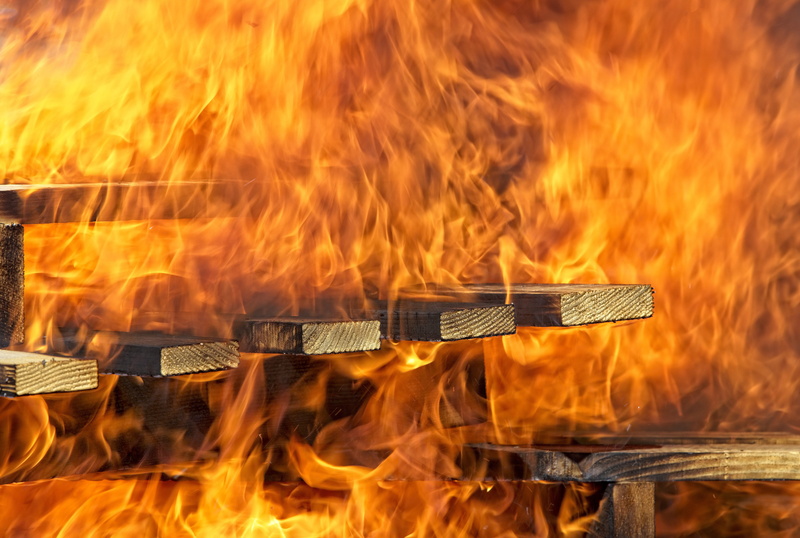 inferno, nature, damaged, sign, wood, smoke, 8K, flame, burn, danger, warning sign, outdoors, stairs, heat - temperature, fire - natural phenomenon, stair
