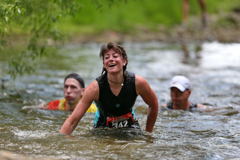 young adult, happiness, running, front view, 5K, focus, woman, lifestyles, body, men, run, outdoors, nature, smiling, leisure activity, extreme running