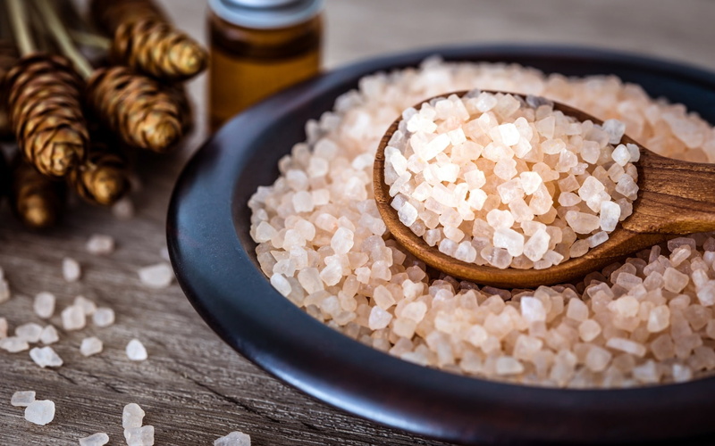 table, close-up, snack, Sea salt, nut, no people, Bumps, healthy eating, Oil, crockery, wellbeing, wood - material, rice - food staple, food and drink