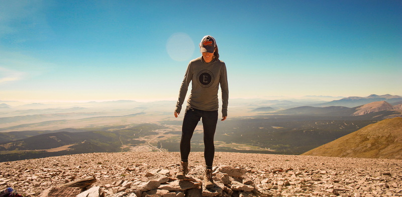 one person, beauty in nature, 4K, backpacking, real people, 14er, victory, woman, mountain, lifestyles, nature, full length, relieved, leisure activity