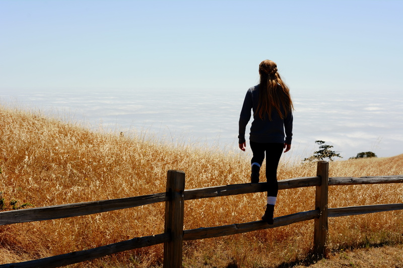 girl, long haired girl, field, young adult, non-urban scene, leisure activity, sky, 5K, walking, day, daytime, empowerment, one person, outdoor, obstacle