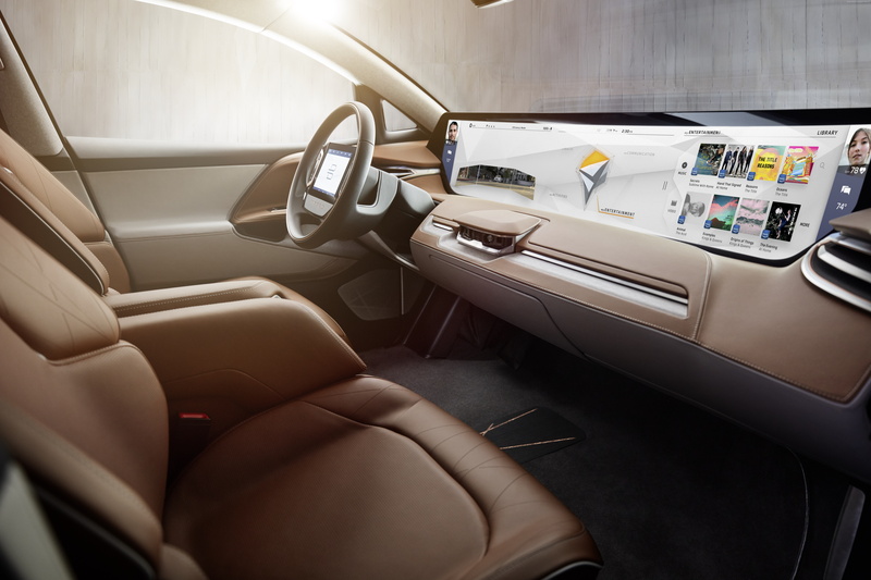 CES 2018, indoors, travel, luxury, no people, seat, 8K, wealth, land vehicle, mode of transportation, 8k, sunlight, control panel, absence, car interior