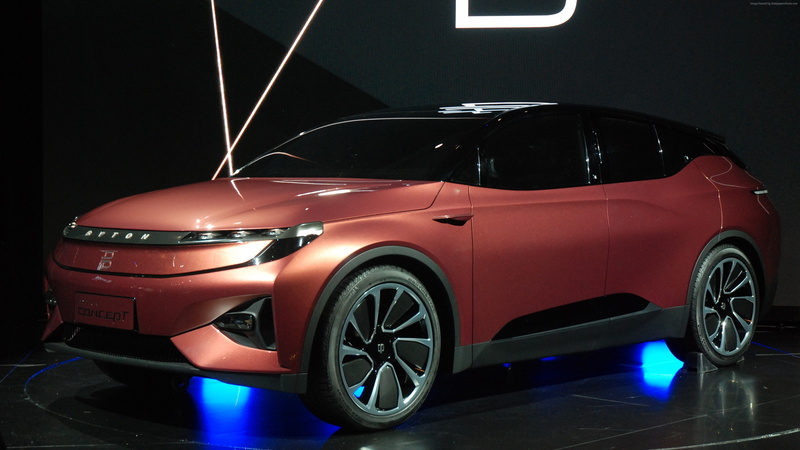 4K, electric car, 4K, CES 2018, Byton