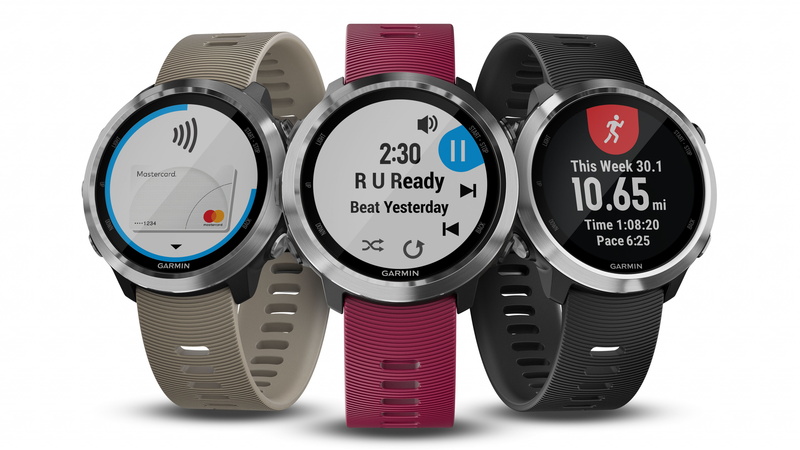 digital, round, colored, 5K, assorted, Garmin Forerunner 645, three, CES 2018, watch, bands, 5k, silver, color