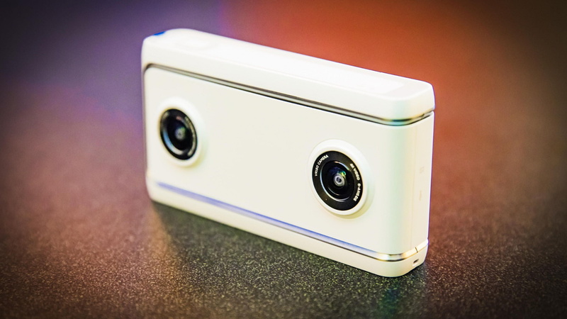 camera, Lenovo Mirage Camera, 4k, white, 2K, CES 2018, point, shoot