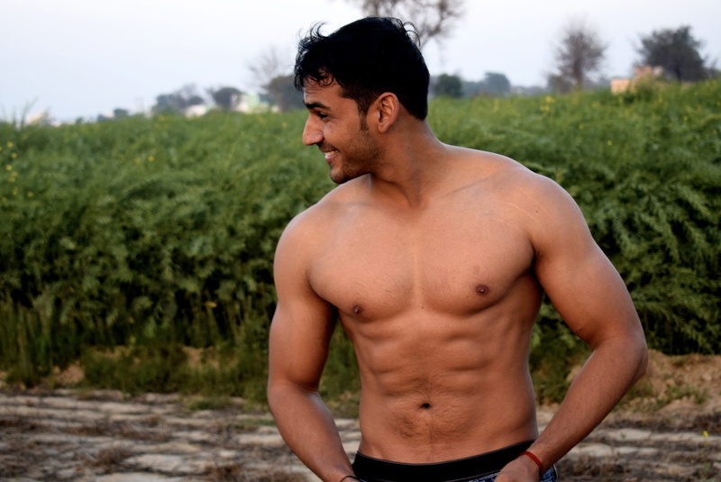 healthy lifestyle, strong, standing, healthy, beautiful, looking, athlete, six pack, shirtless, muscular build, land, men, young men, adult, man, contemplation