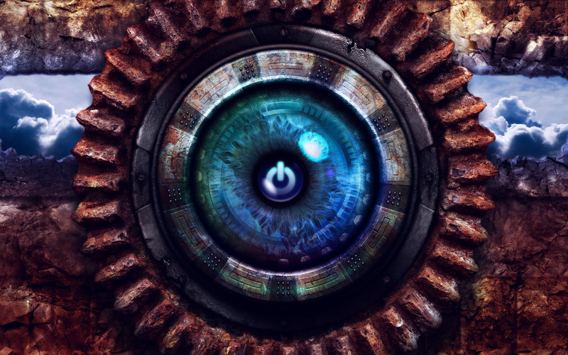 Turn off, Switch off, Photoshop, Rusty, 2K