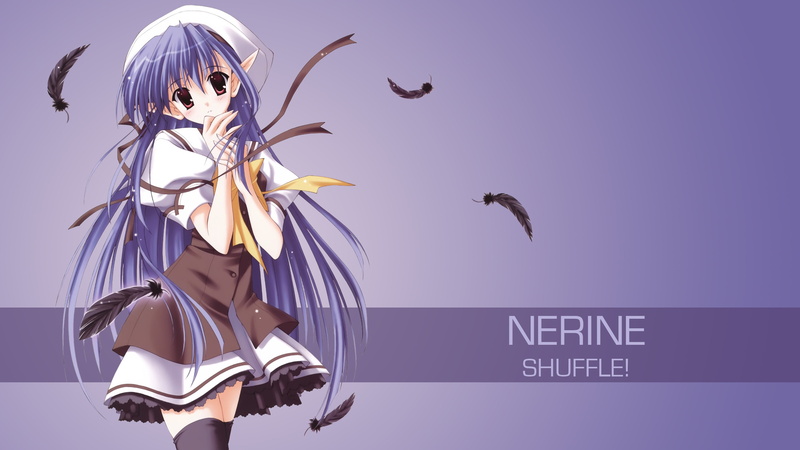 Nerine, Shuffle!, Anime Girls, 4K