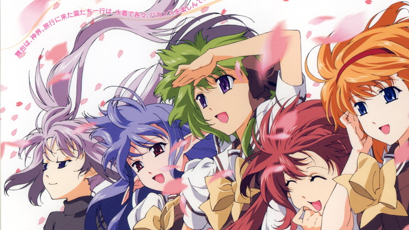 Anime, 1080P, Lisianthus (Shuffle!), Primula (Shuffle!), Kaede Fuyou, Shuffle!, Asa Shigure, Nerine (Shuffle!)