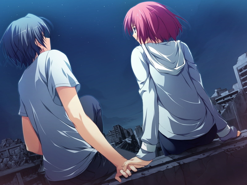 day, lifestyles, Boy, Love, three quarter length, people, Akatsuki no goei, leisure activity, water, Attitude, men, adult, human representation, Girl, sunlight