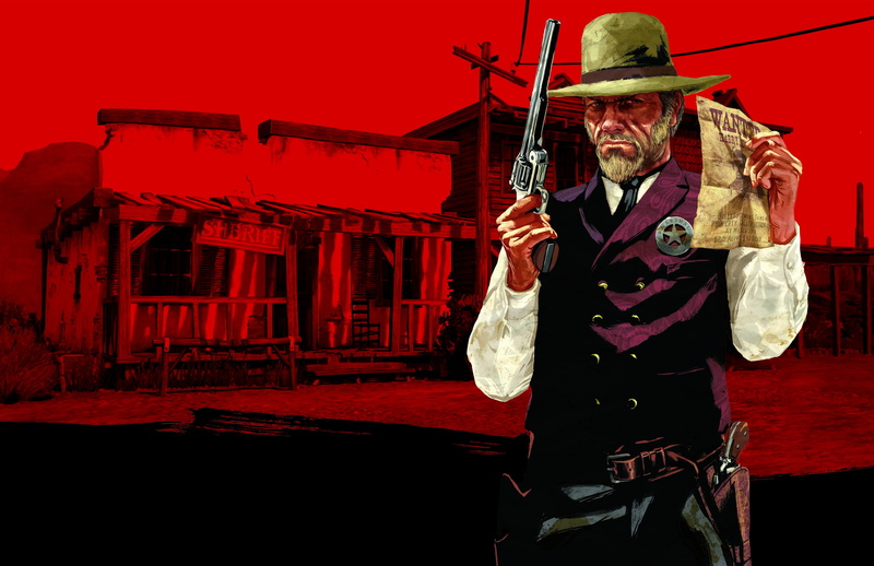 4K, Marshal Johnson, Red Dead Redemption HD Wallpaper