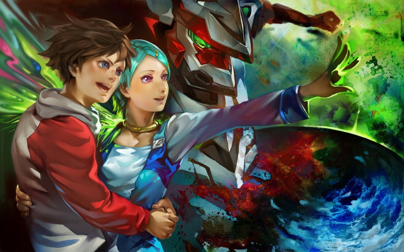 anime, real people, people, 720P, Eureka (character), fashion, three quarter length, Eureka Seven, women, indoors, creativity, multi colored, young women