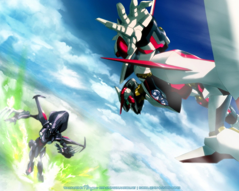 720P, robot, Ningen, Nirvash Type Zero, Eureka Seven, Studio Bones, Nirvash Type The End