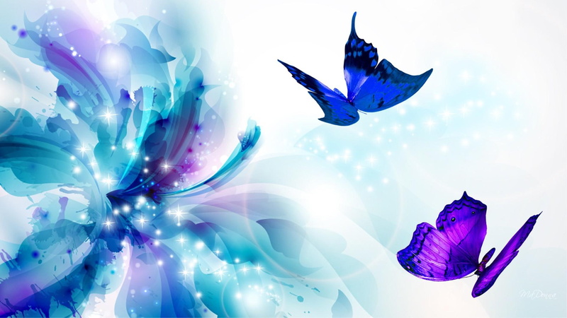 papillon, flower, mystical, incorporeal, glitter, metaphysical, 1080P, mental, shine, utopian, ideal, immaterial, flowers, visionary