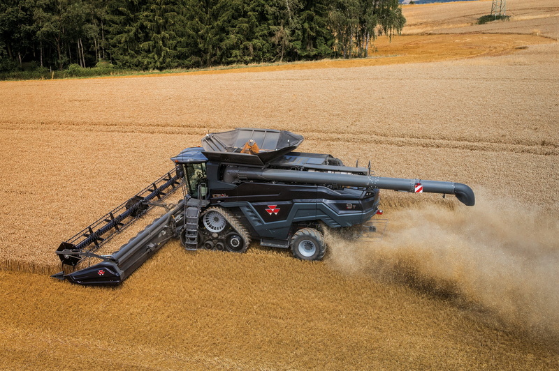 Dust, Massey Ferguson, Swift, Harvester, 2018, Grain, Massey Ferguson Ideal 9T, Wheat, 2K, Field