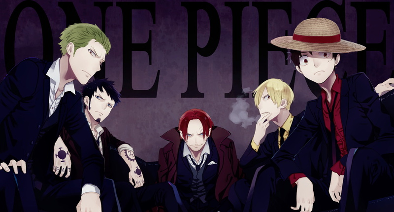 One Piece, 1080P, Sanji (One Piece), Monkey D. Luffy, Zoro Roronoa, Shanks (One Piece), Trafalgar Law, Anime
