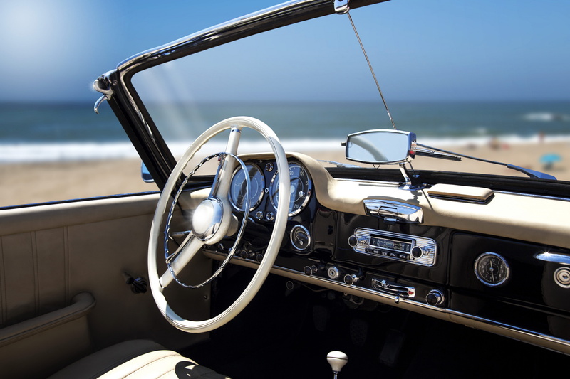 retro, vehicle, speed, beach, sea, old-fashioned, control panel, nature, blur, mode of transportation, speedometer, the wheel, devices, car, elegance, retro Styled
