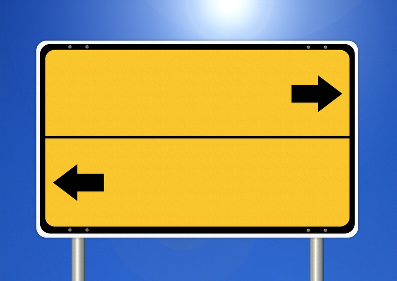 direction, arrow Symbol, message, place name sign, shield, blank, directional Sign, choice, copy space, technology, insert text, clouds, right, guidance