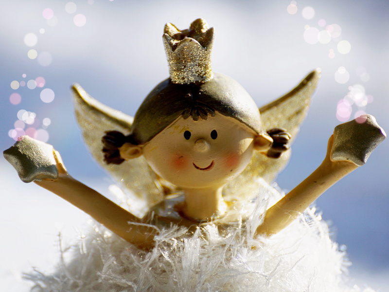 emotion, sweet, celebration, holiday, 5K, card, guardian angel, christmas greeting, snow, funny, winter, greeting, greeting card, cute, fairy tale, princess