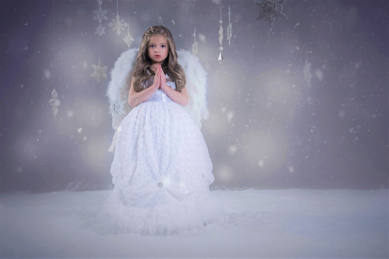 Girl, Winter, Snowflake, Photography, Child, Little Girl, Angel, 1080P, White, Wings