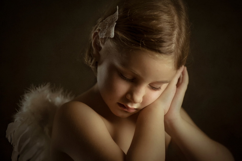portrait, 1080P, Mireia, girl, Little Angels