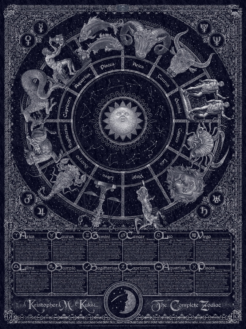 space, outer space, outer, kuksi, art, signs, zodiac, stars, x, 1080P, kris, hd