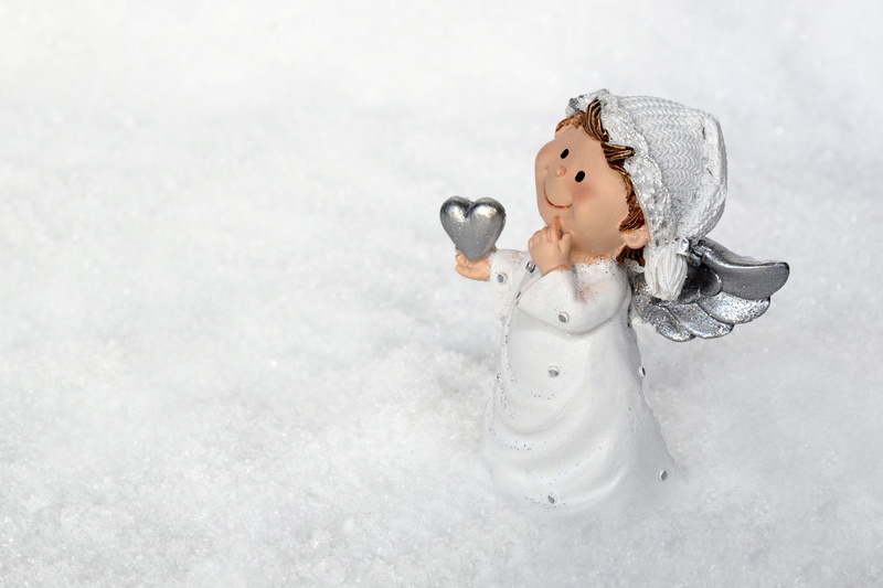 angel wings, sky, happiness, figure, high angle view, extreme weather, angel, ice, offspring, winter, frozen, joy, innocence, holding, nature, decoration