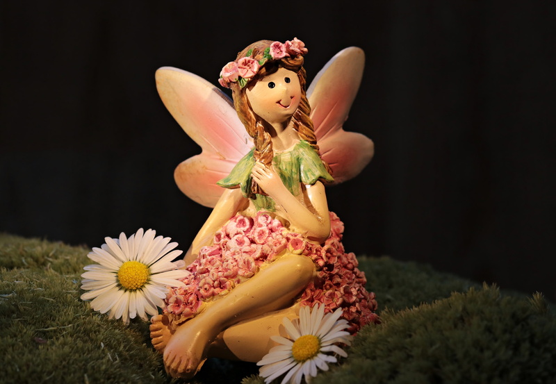 postcard, forest floor, beautiful, peaceful, dear, mythology, daisy, studio shot, plant, mythical creatures, 5K, wing, mood, softness, playful, fee, one person