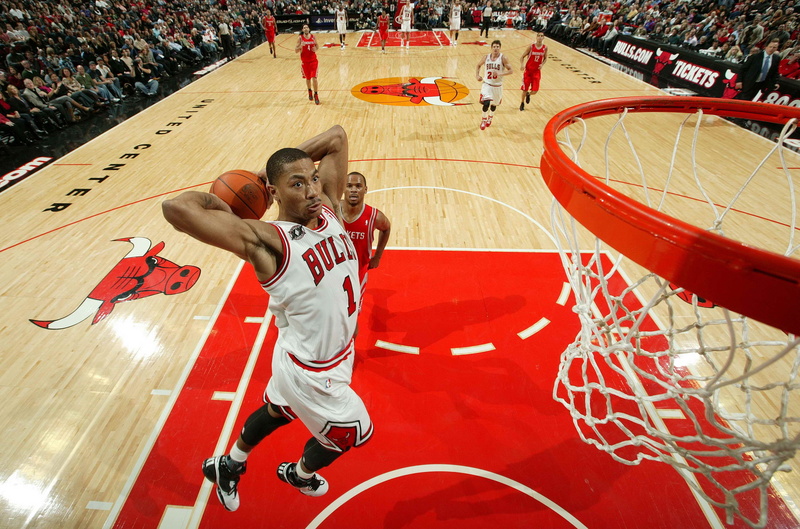 basketball, art, sports, derrick, rose, x, 2K, hd, Derrick Rose