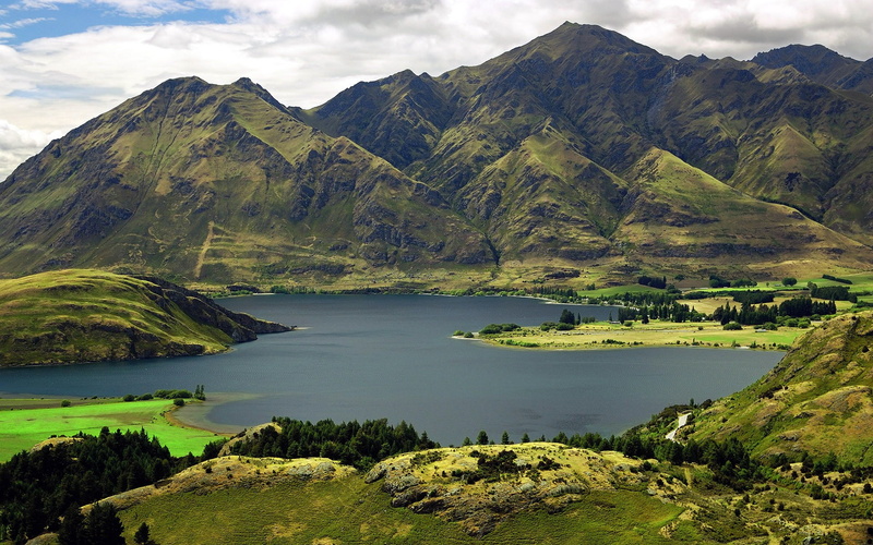 1080P, New Zealand, landscape, nature, Lake Wanaka