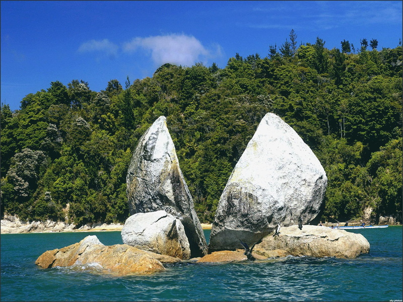 3d and abstract, zeal, stones, new, newzealand, water, rocks, kiwi, 1080P, druffix, seaside, new zealand, split