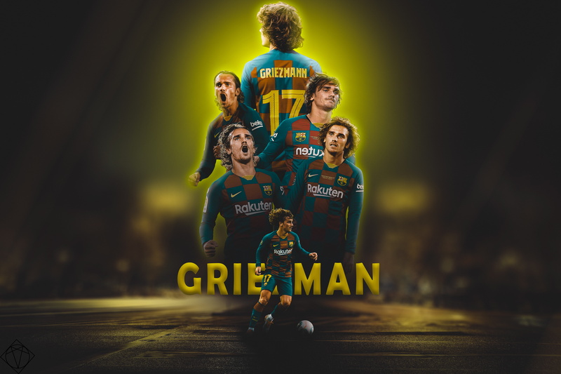 Antoine Griezmann, French, Football, Soccer, 5K, FC Barcelona
