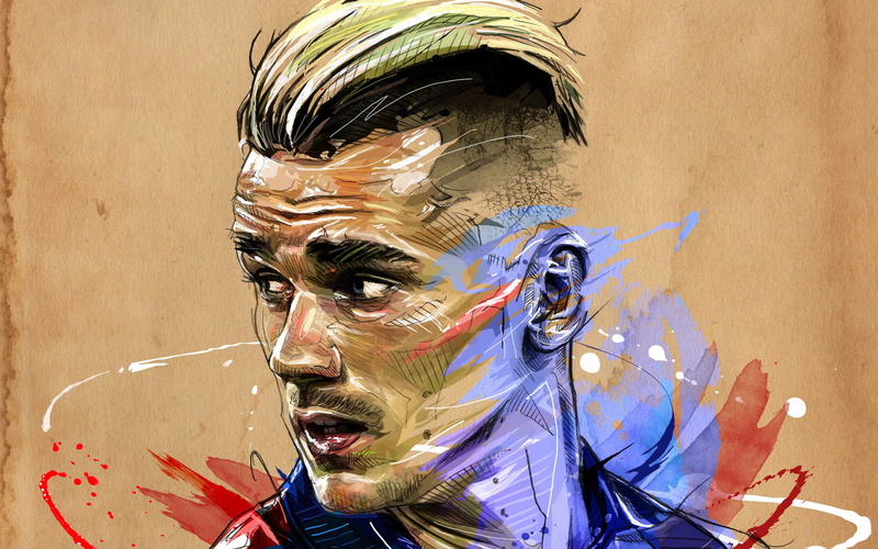 Soccer, Atlético Madrid, French, Antoine Griezmann, 2K